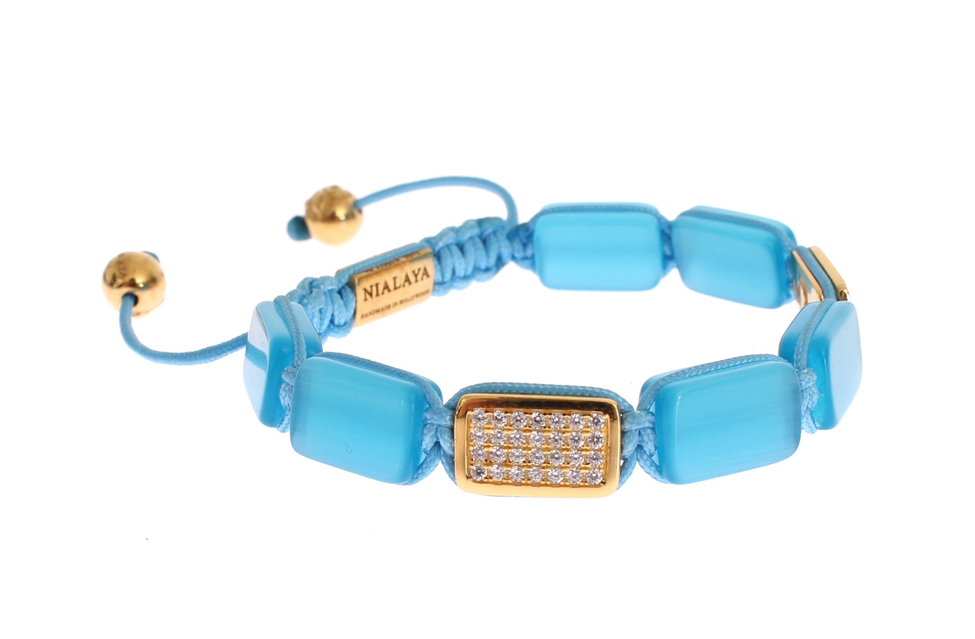 Elegantes Armband mit blauem Opal und Diamanten