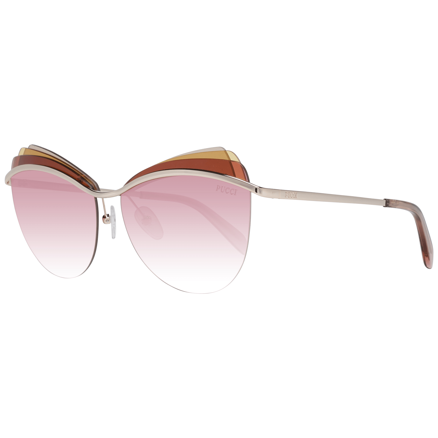 Goldene Sonnenbrille für Damen