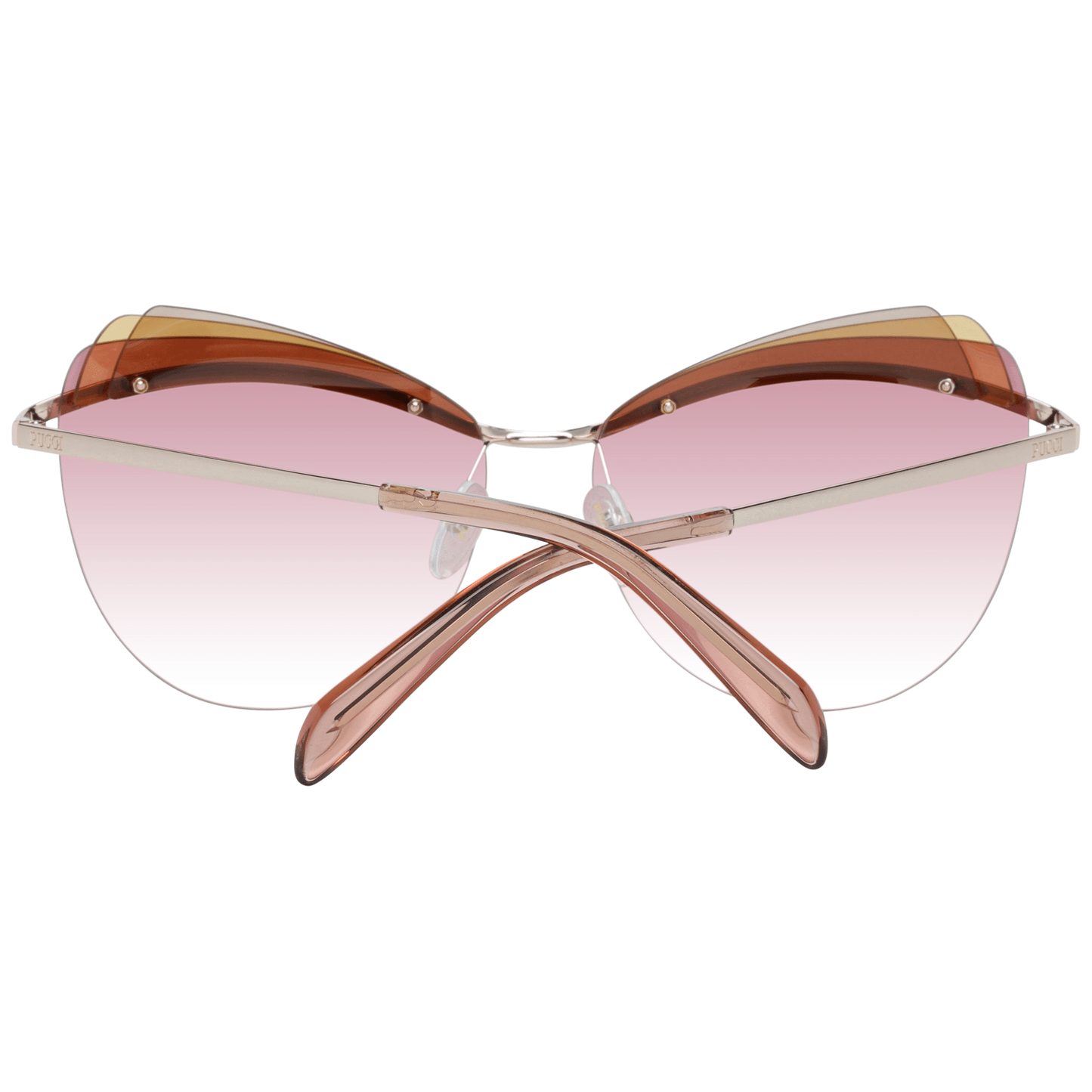 Goldene Sonnenbrille für Damen