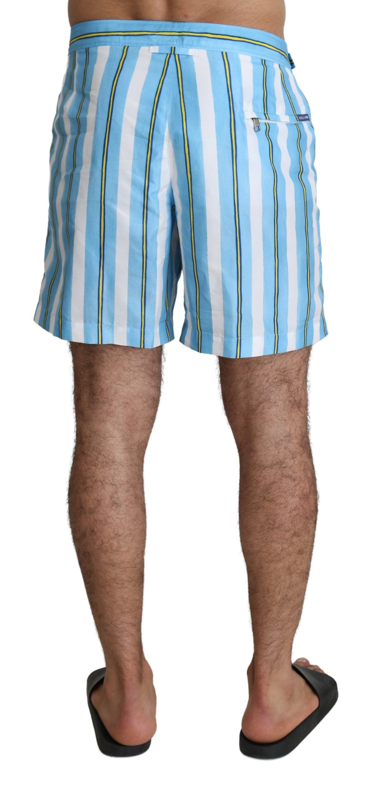 Gestreifte Elegance-Badeshorts