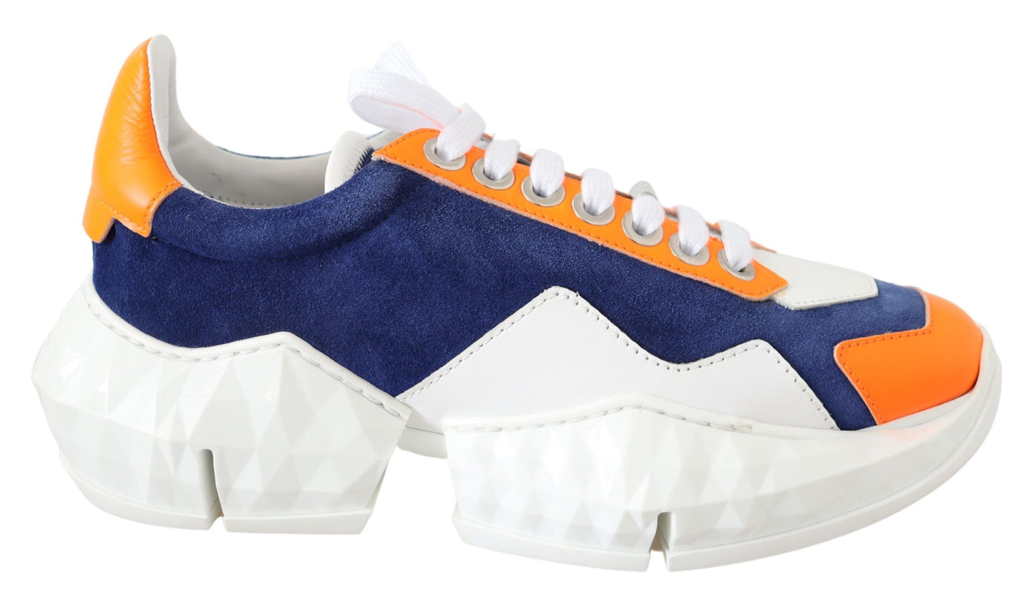 Sneakers aus Ledermix „Electric Elegance“