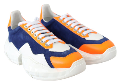 Sneakers aus Ledermix „Electric Elegance“