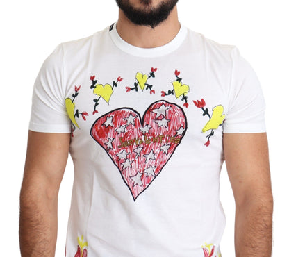 Schickes T-Shirt mit Rundhalsausschnitt und Saint Valentine-Print