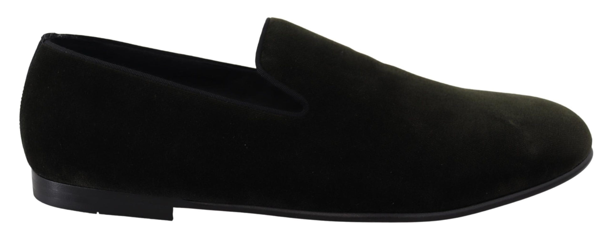 Elegante Loafer aus grünem Samt