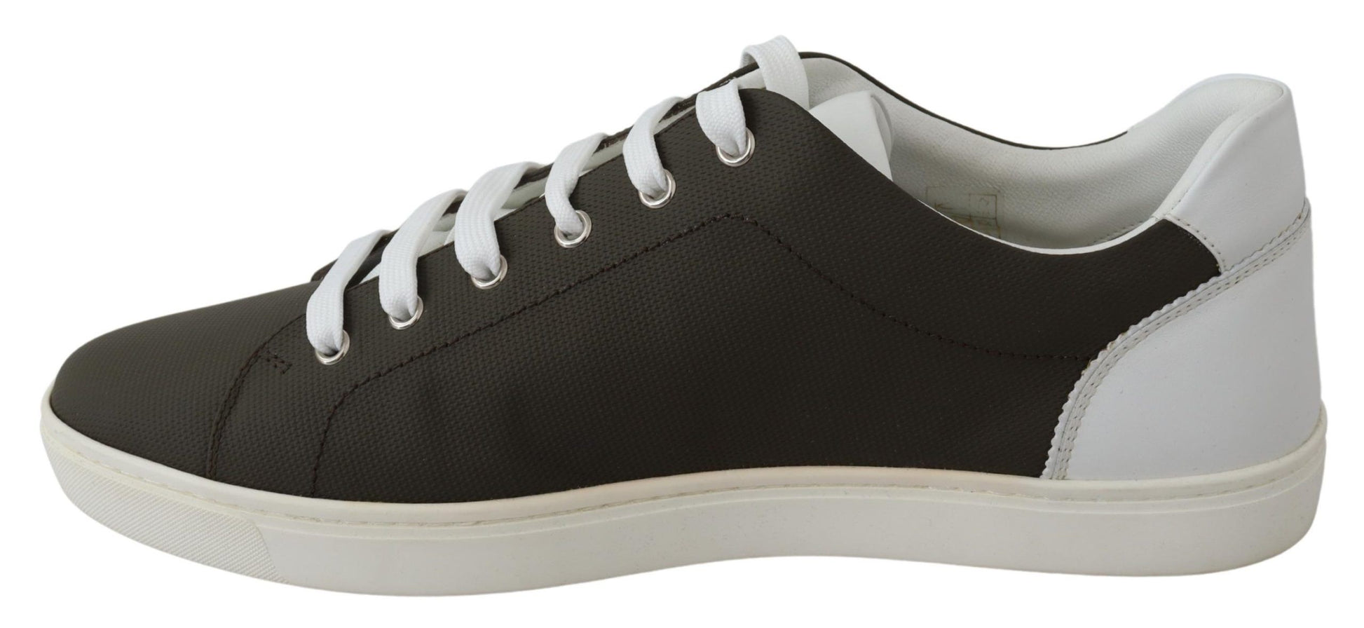 Schicke Low-Top-Sneakers aus weißem Leder