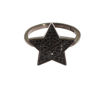 Exquisiter Sterling Silber CZ Kristall Ring