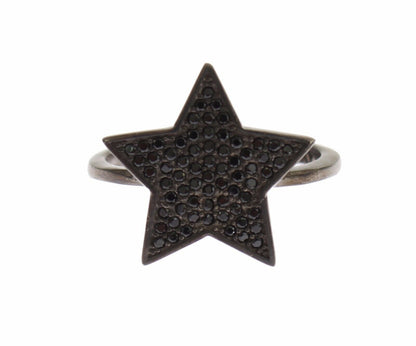 Exquisiter Sterling Silber CZ Kristall Ring