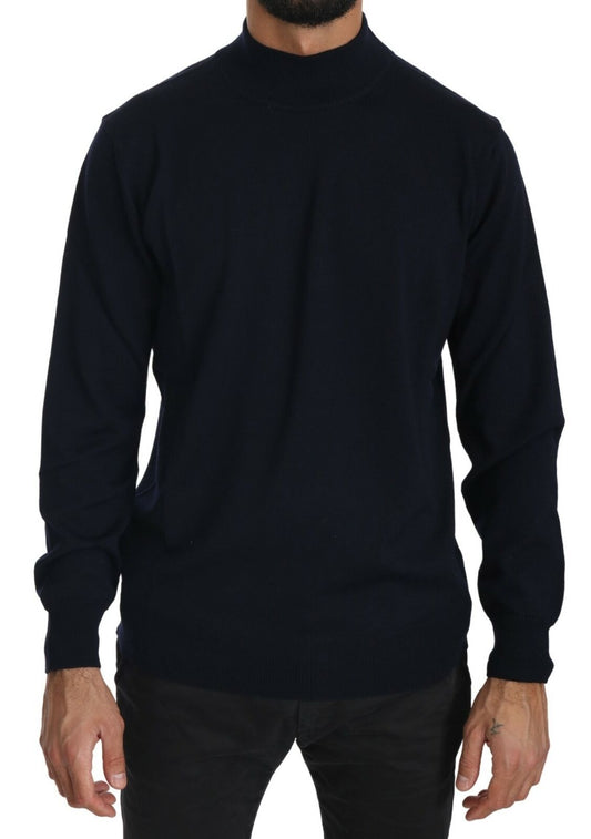 Eleganter dunkelblauer Pullover