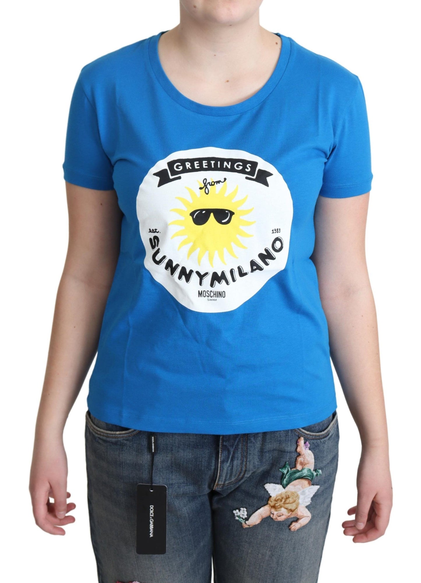 Sunny Milano Schickes Rundhals-T-Shirt