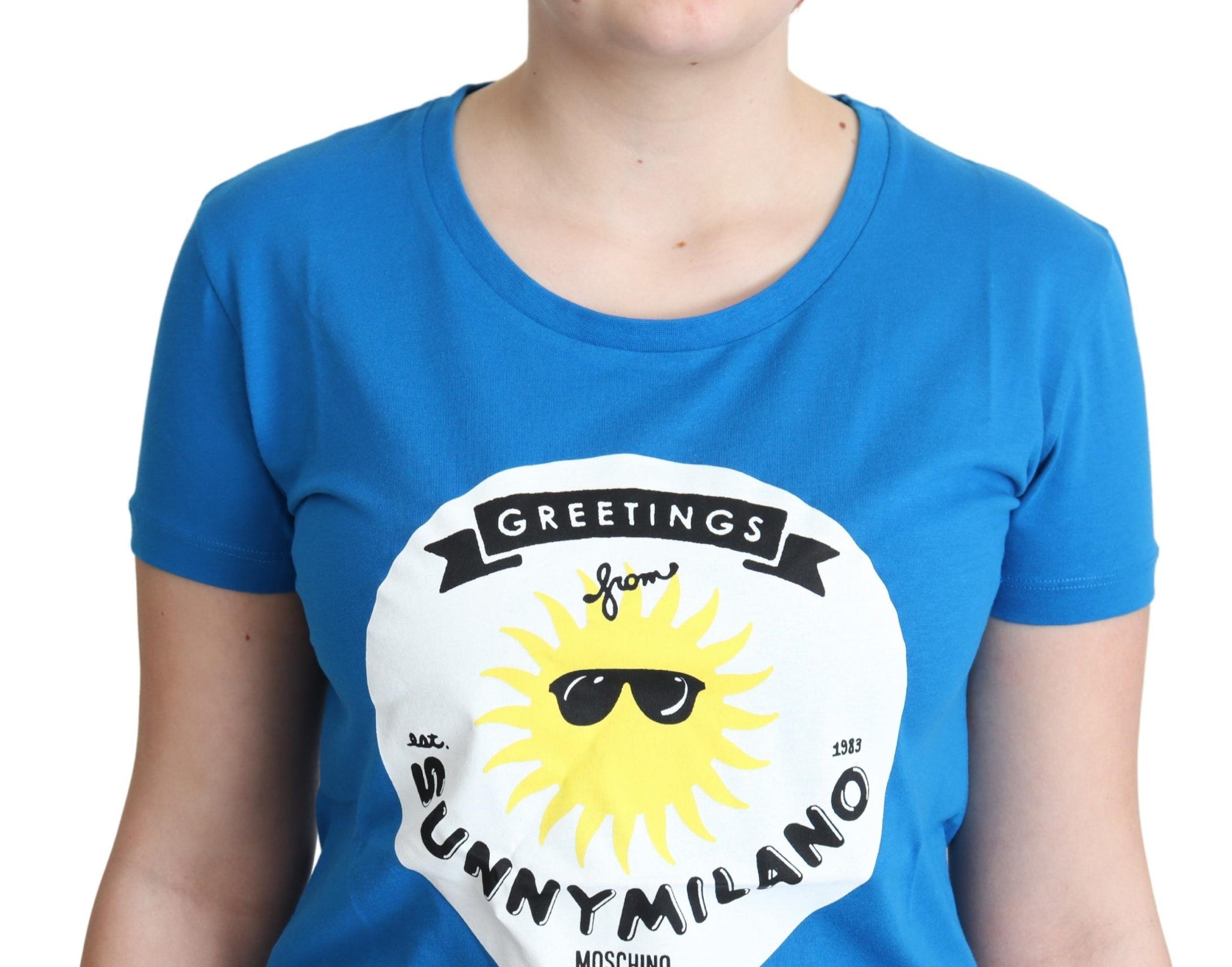 Sunny Milano Schickes Rundhals-T-Shirt