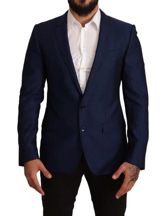 Marineblauer Martini-Blazer aus Schurwolle