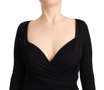 Elegant Black Sheath Dress with Sweetheart Neckline