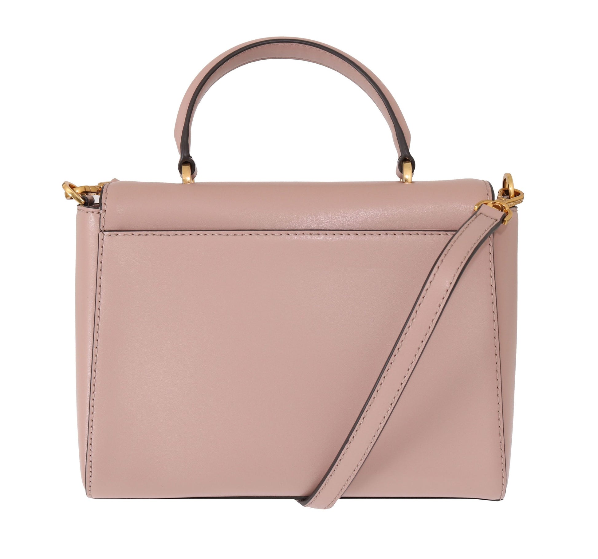 Elegante rosa Leder Mindy Schultertasche