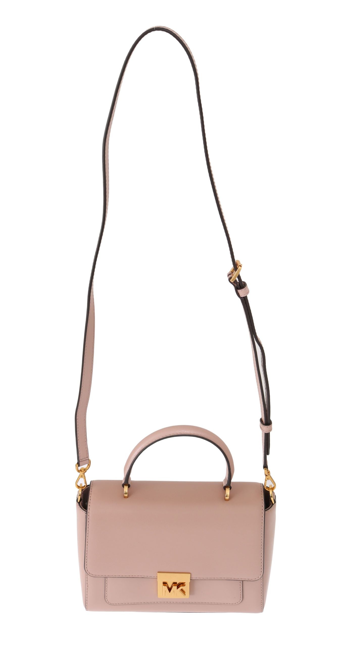 Elegante rosa Leder Mindy Schultertasche