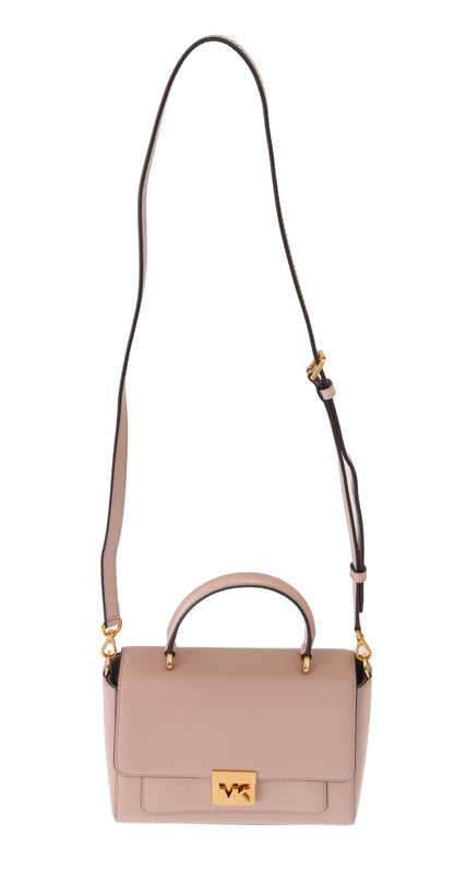 Elegante rosa Leder Mindy Schultertasche