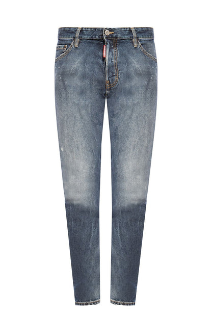 Marineblaue Distressed-Jeans „Cool Guy Jean“