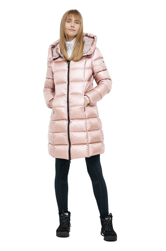 Rosa Nylon Damenjacke