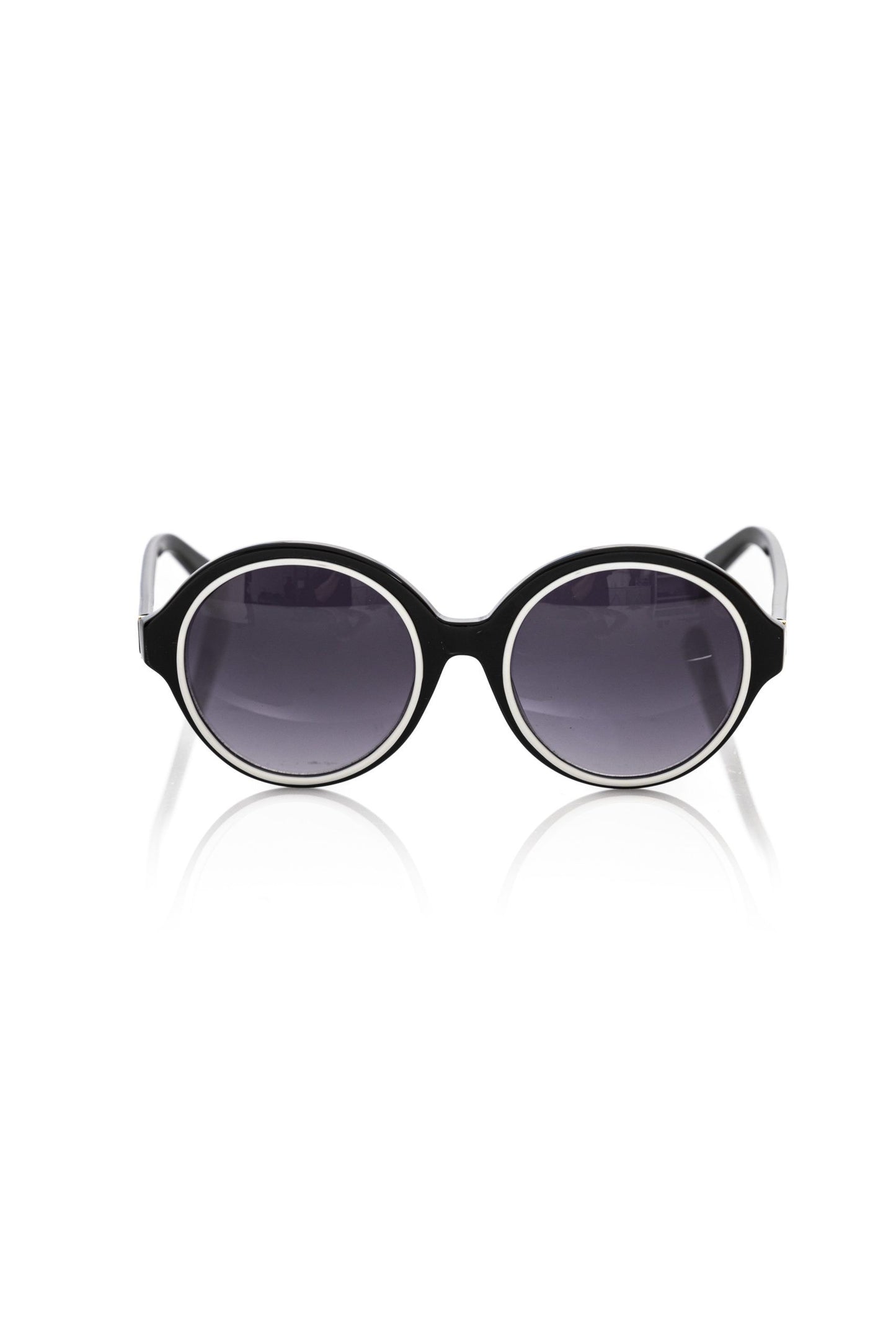 Schwarze Acetat-Sonnenbrille für Damen