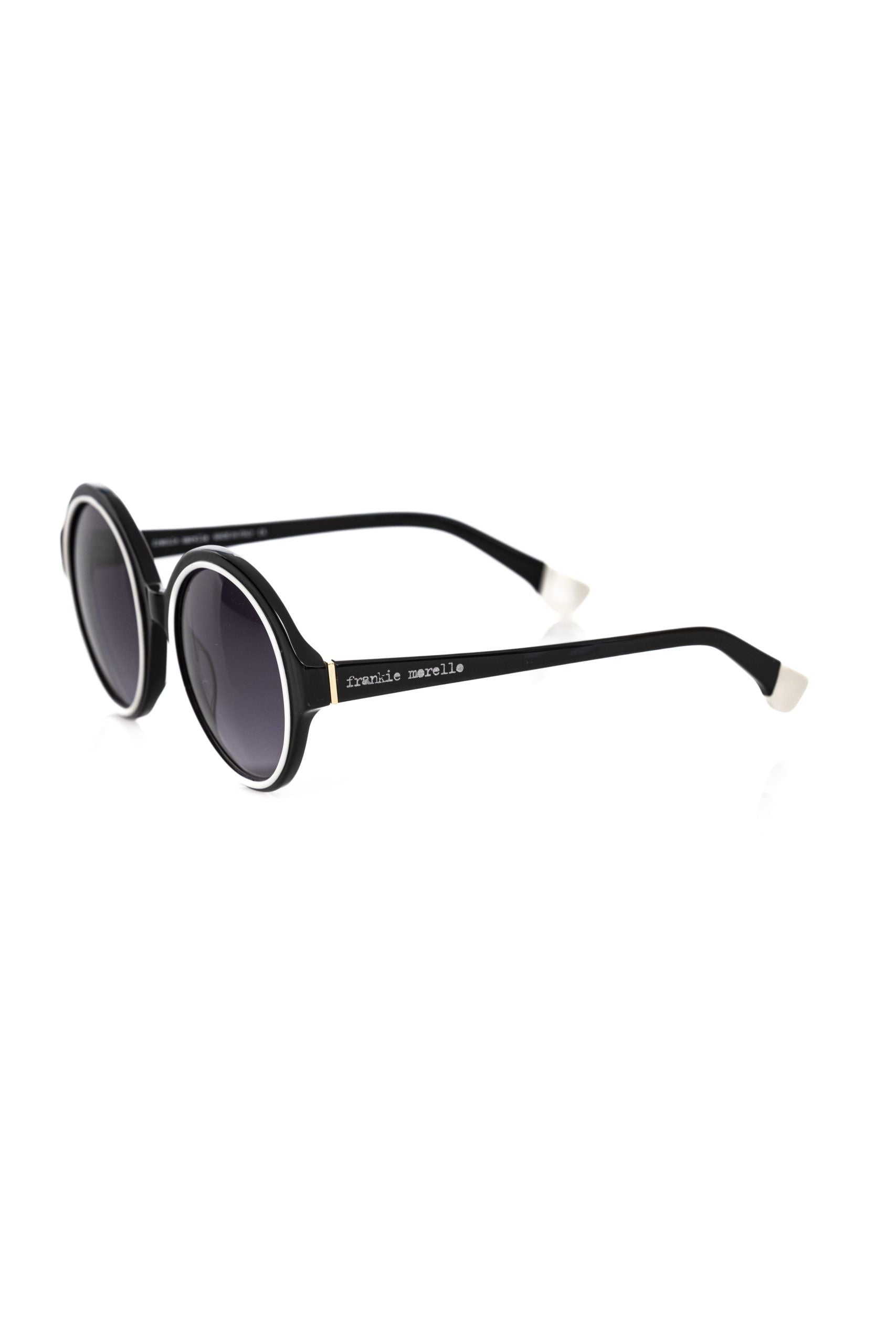 Schwarze Acetat-Sonnenbrille für Damen