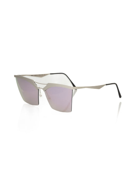 Silbermetallic Damen-Sonnenbrille