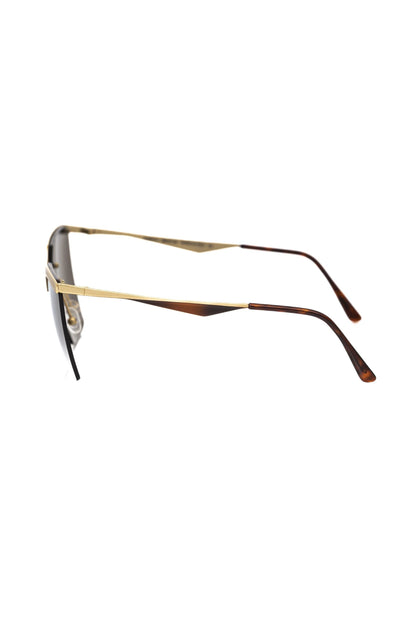 Goldmetallic Damen Sonnenbrille