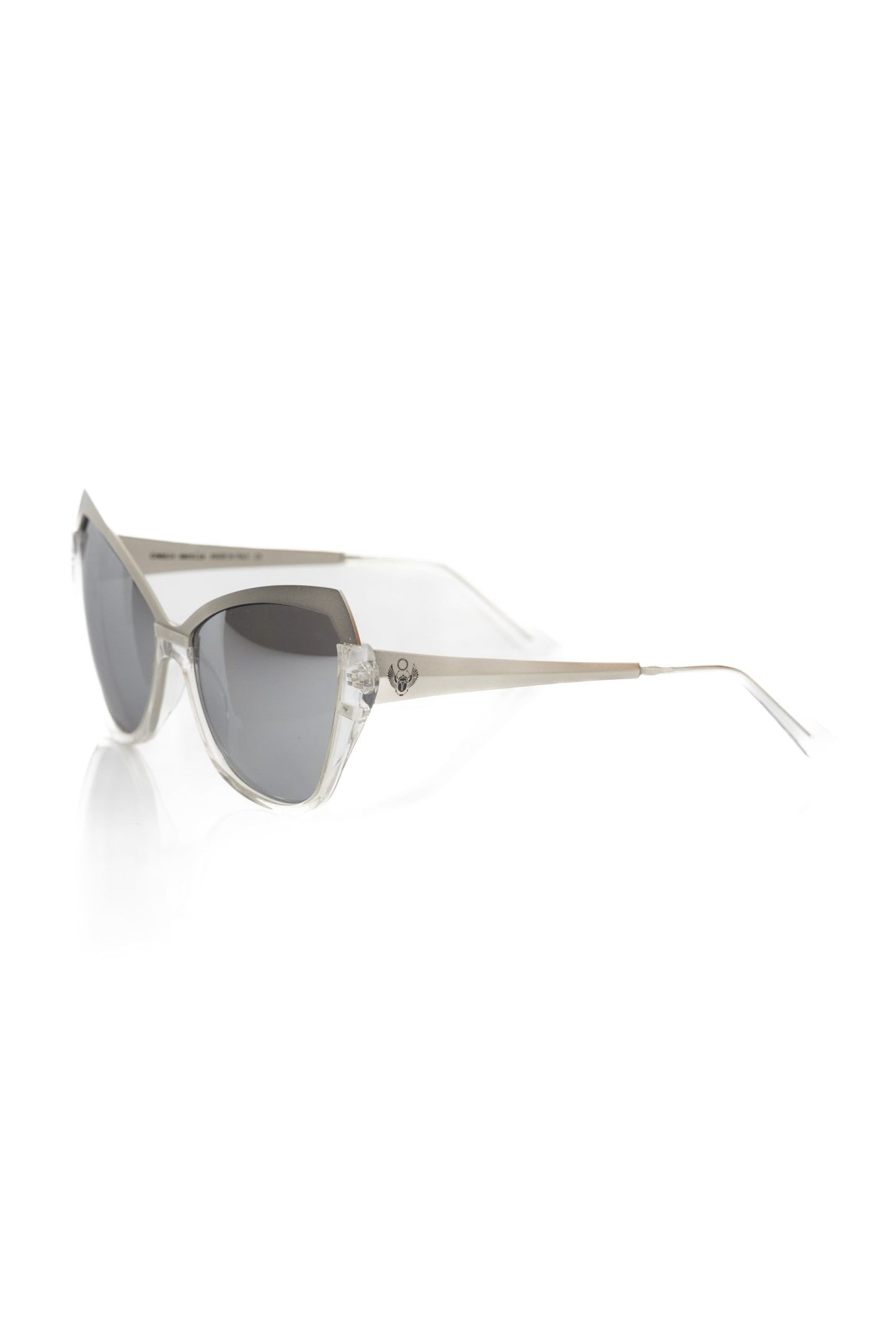 Graue Acetat-Sonnenbrille für Damen