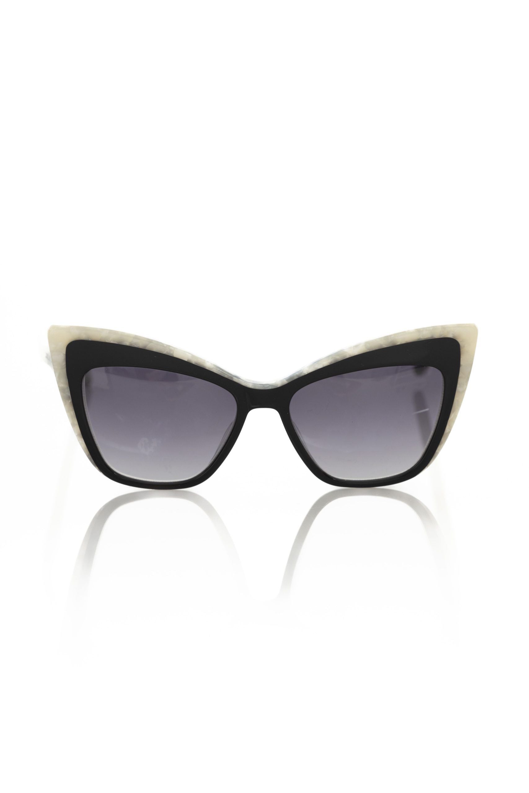 Schwarze Acetat-Sonnenbrille für Damen