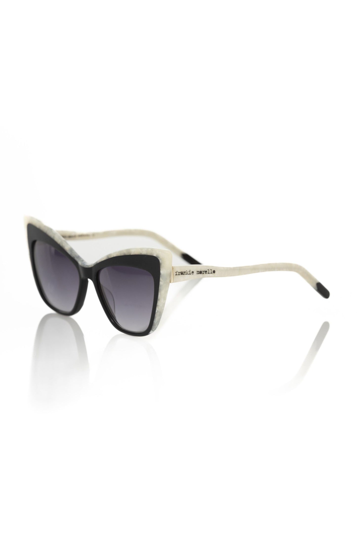 Schwarze Acetat-Sonnenbrille für Damen