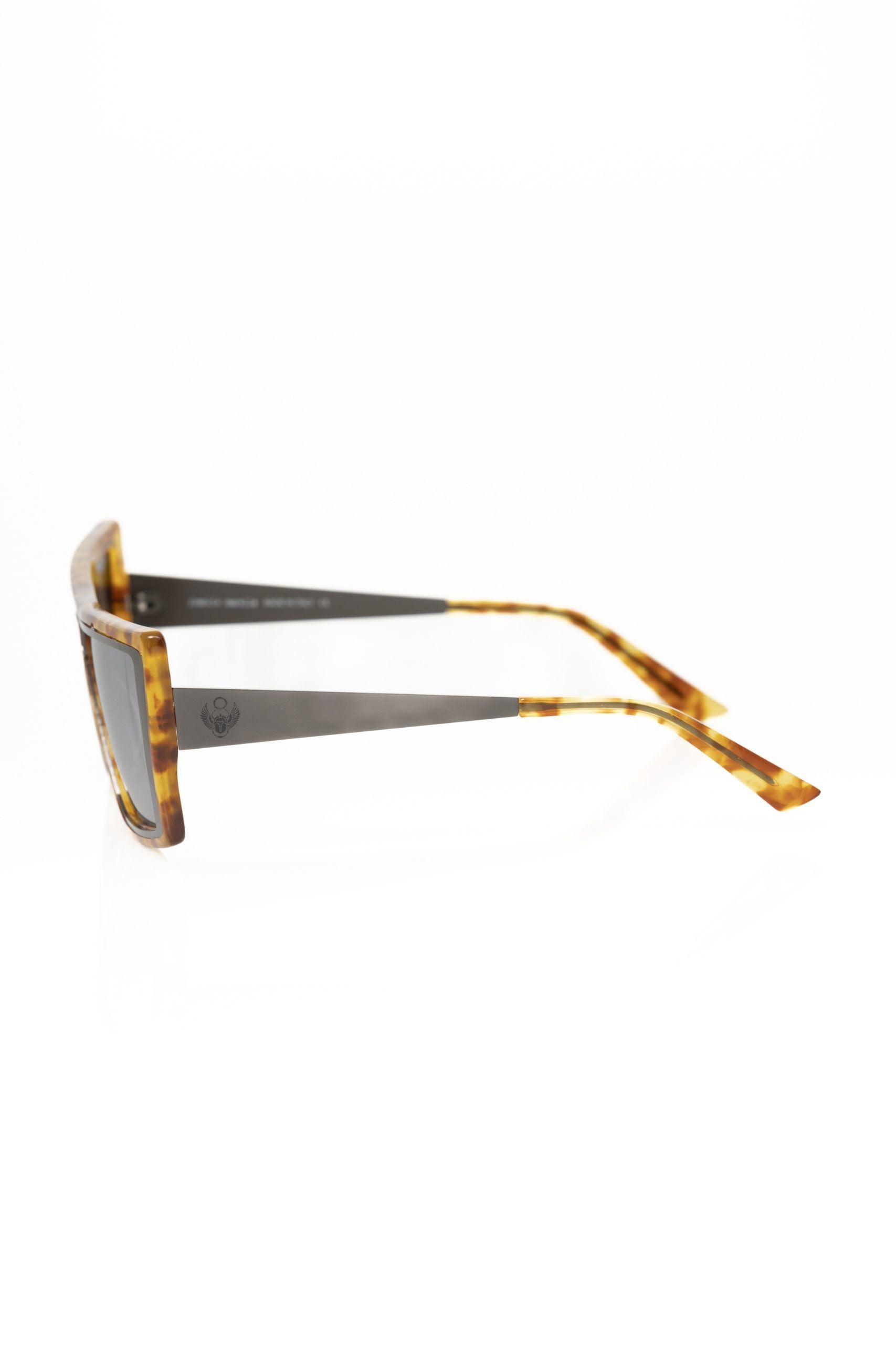 Braune Acetat-Sonnenbrille für Damen