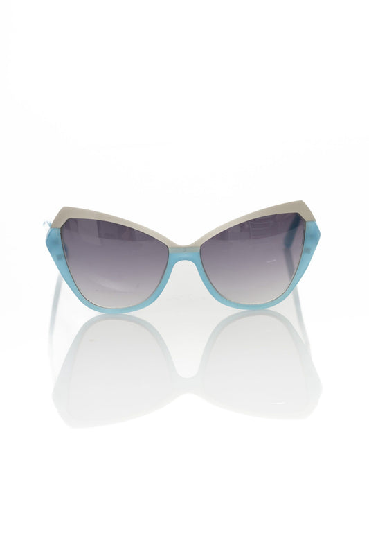 Hellblaue Sonnenbrille aus Acetat für Damen