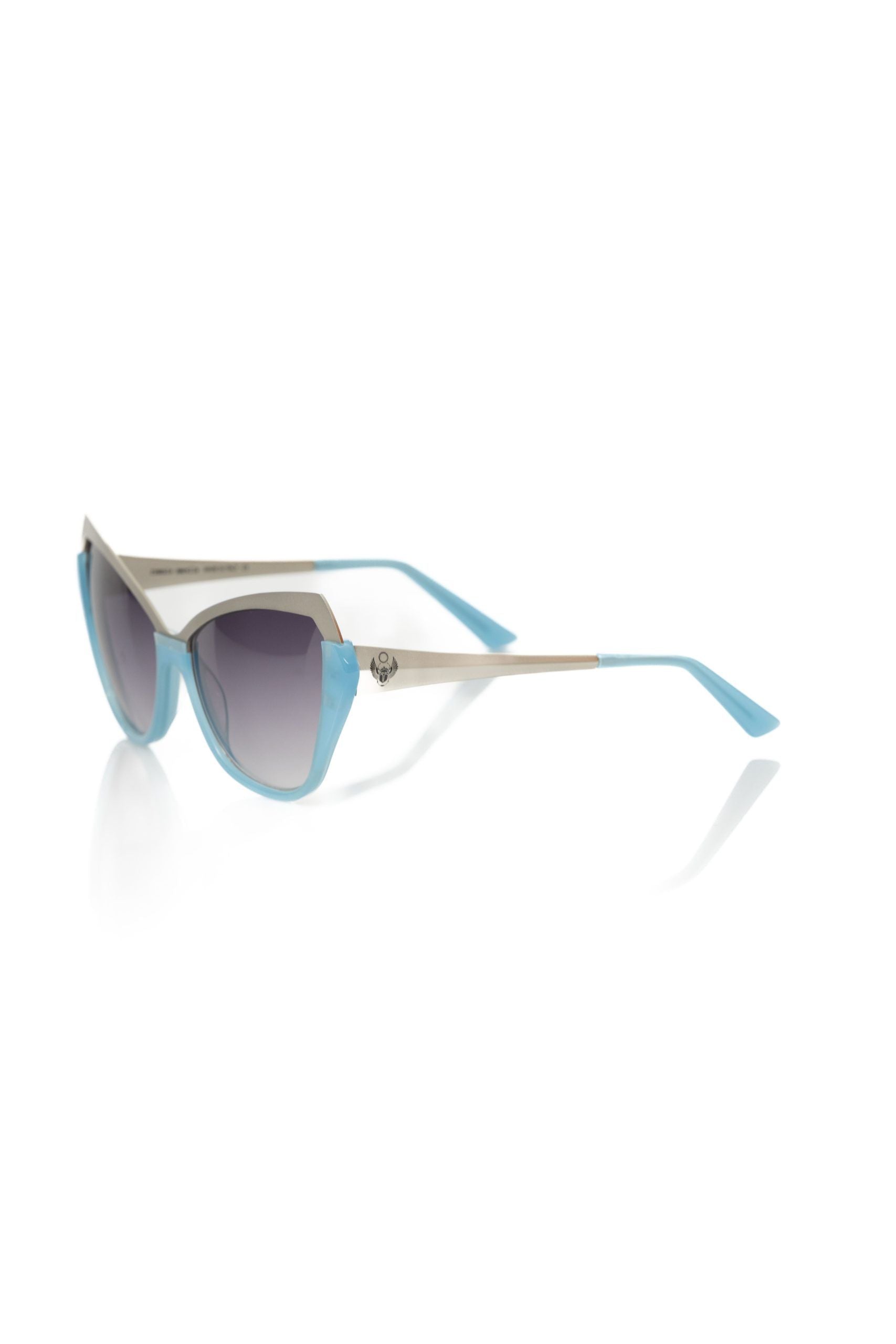 Hellblaue Sonnenbrille aus Acetat für Damen