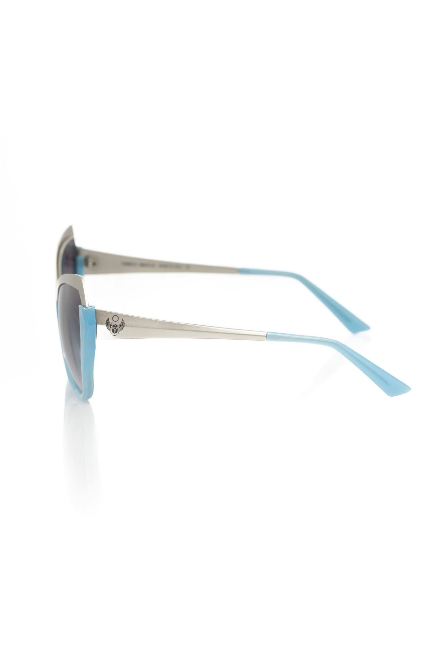 Hellblaue Sonnenbrille aus Acetat für Damen