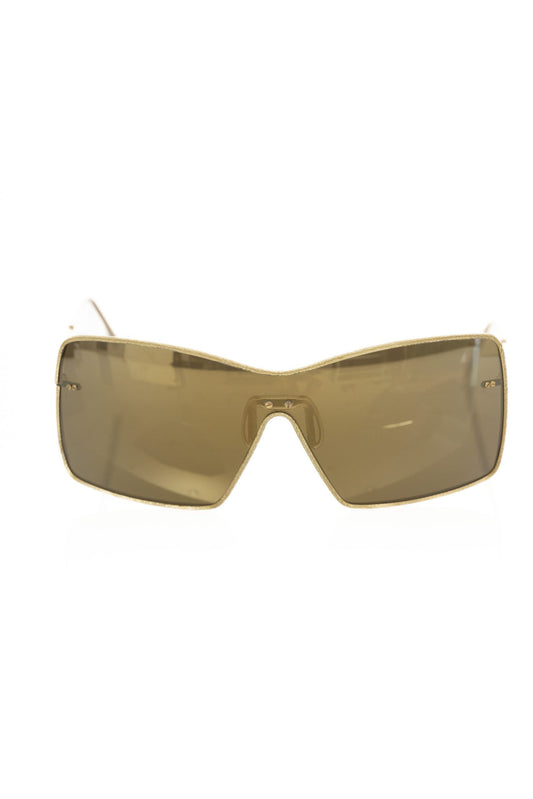 Goldmetallic-Sonnenbrille für Damen