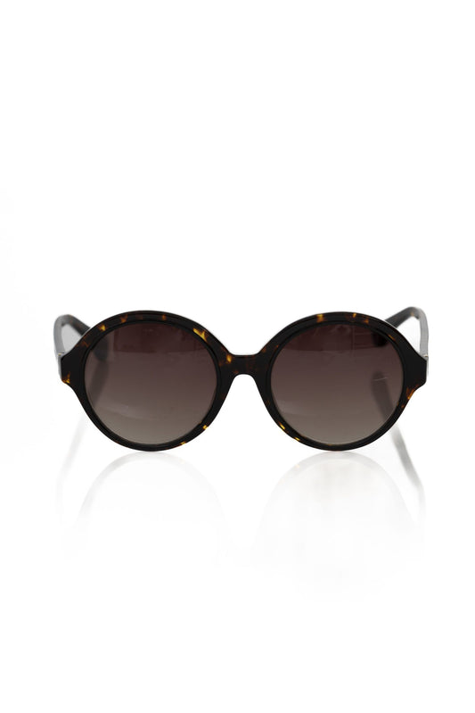 Schwarze Acetat-Sonnenbrille für Damen