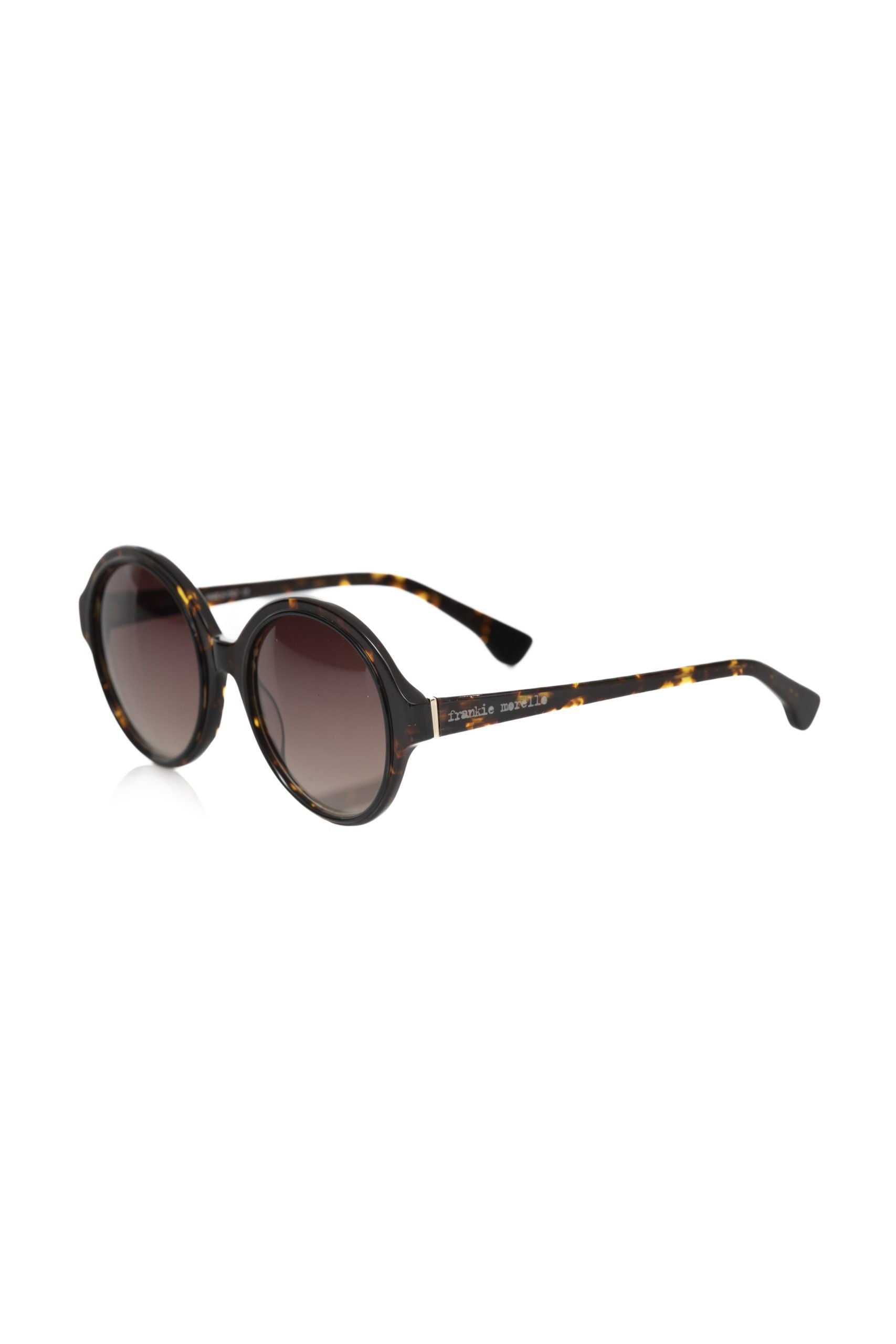 Schwarze Acetat-Sonnenbrille für Damen