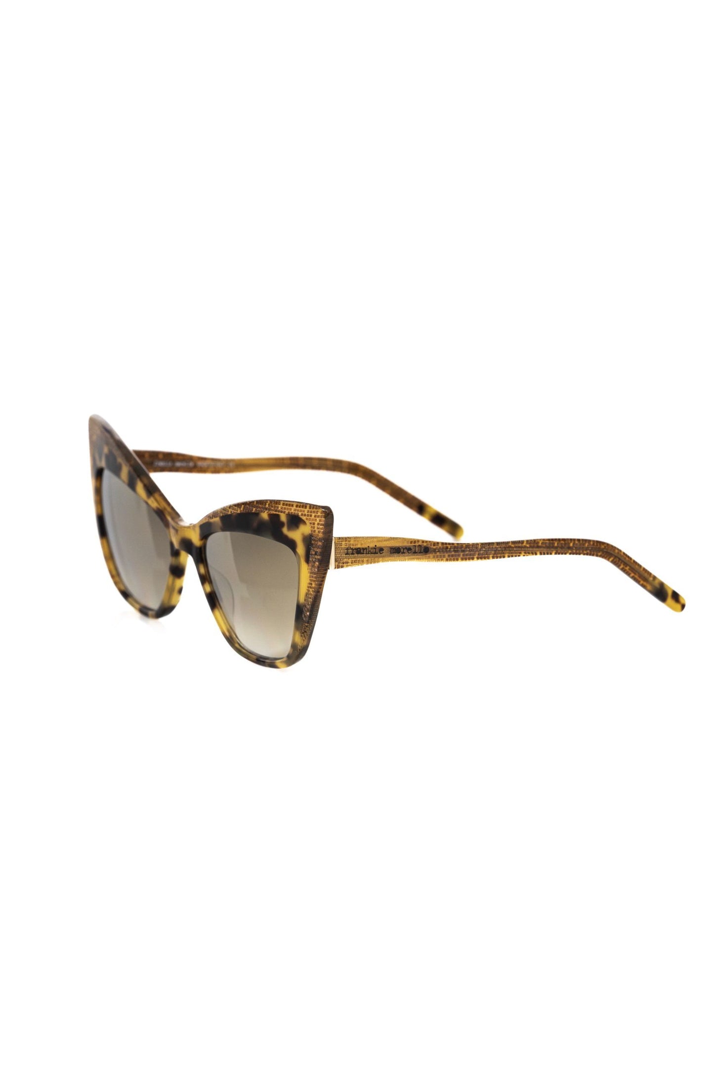 Braune Acetat-Sonnenbrille für Damen