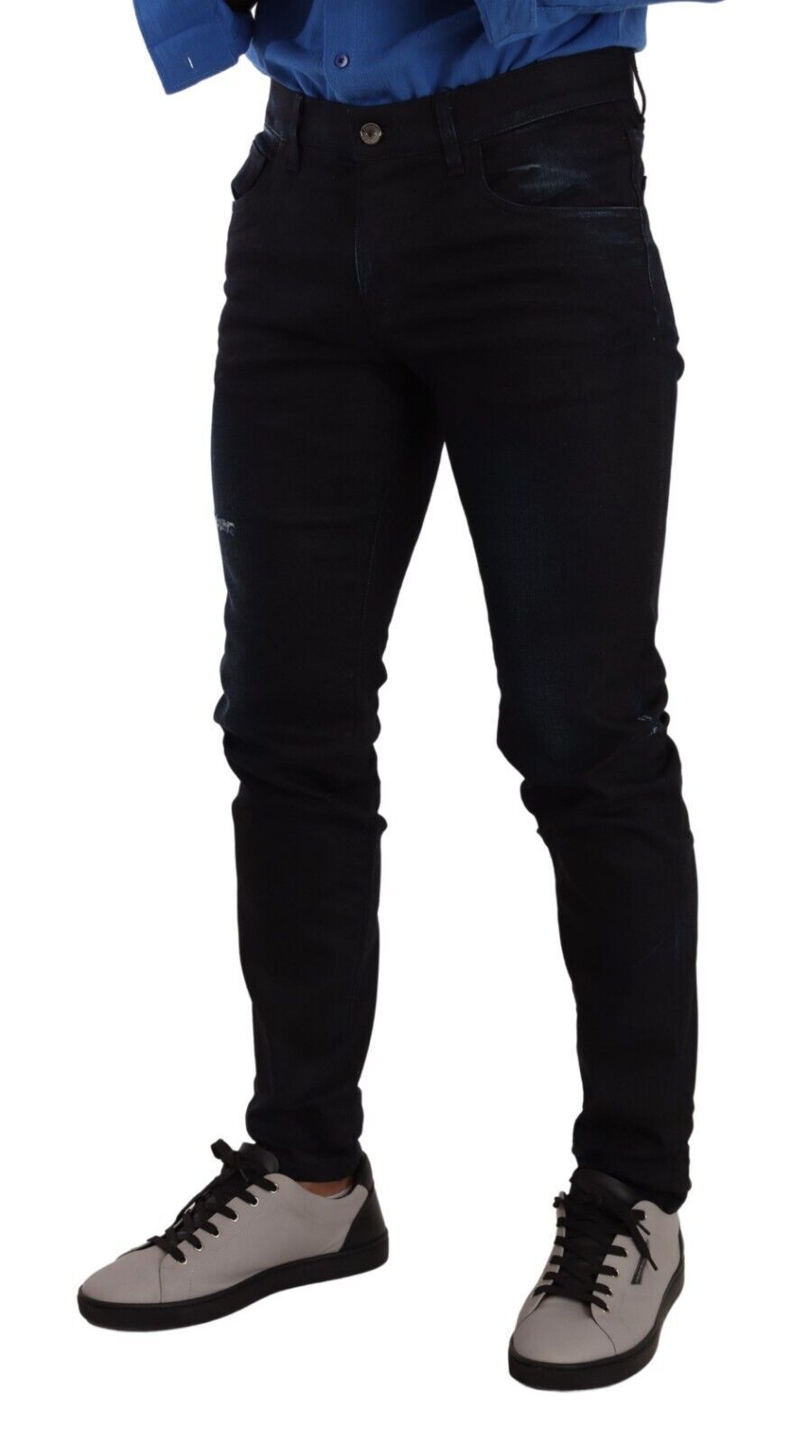 Elegante Slim Fit Jeans in Dunkelblau