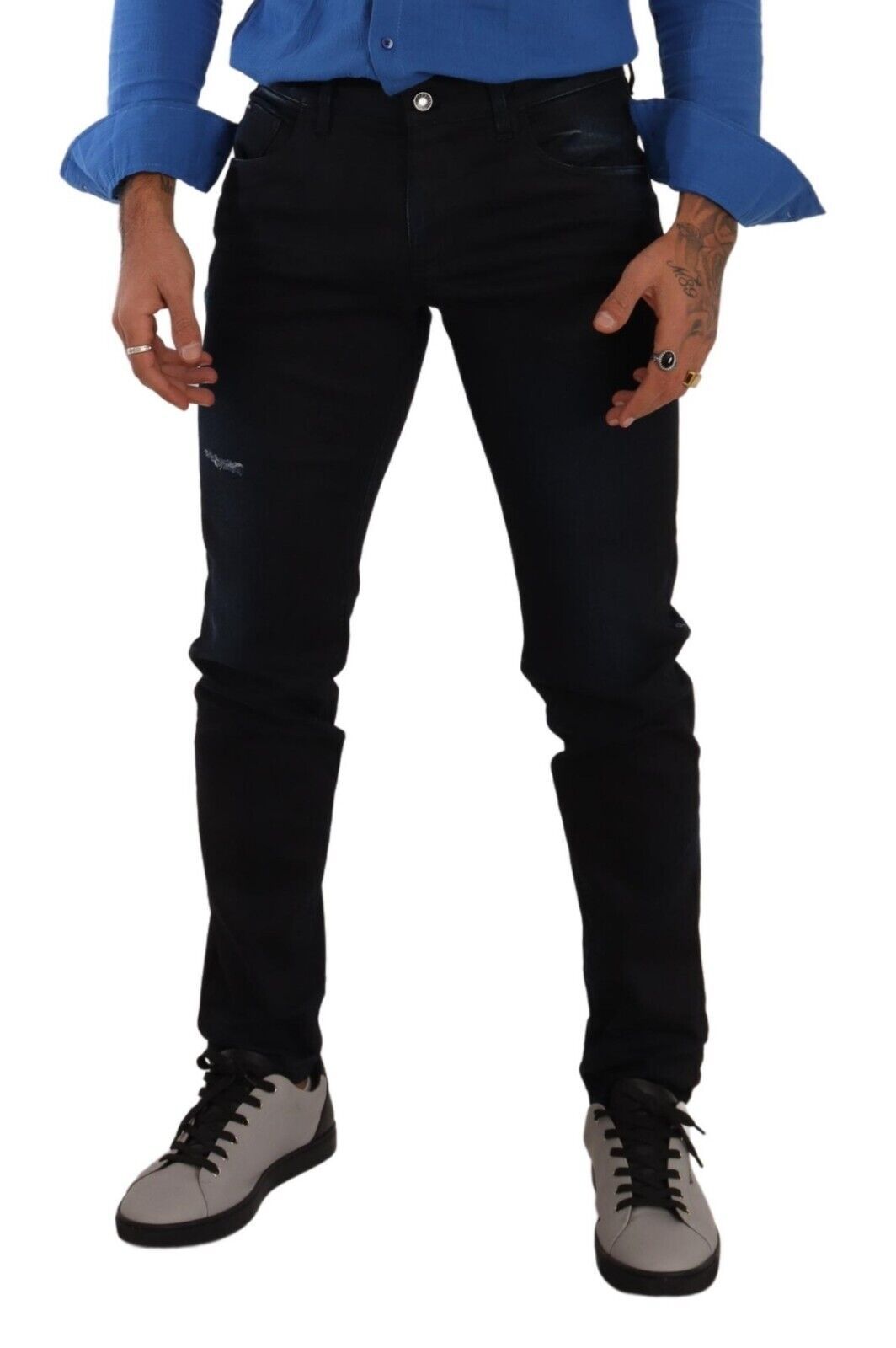 Elegante Slim Fit Jeans in Dunkelblau