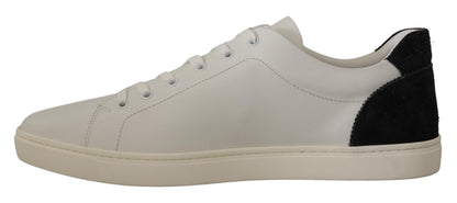 Elegante weiße Low Top Sneakers aus Leder