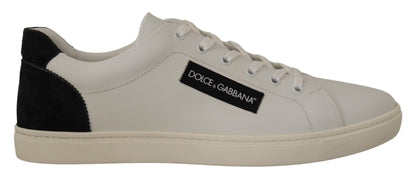 Elegante weiße Low Top Sneakers aus Leder