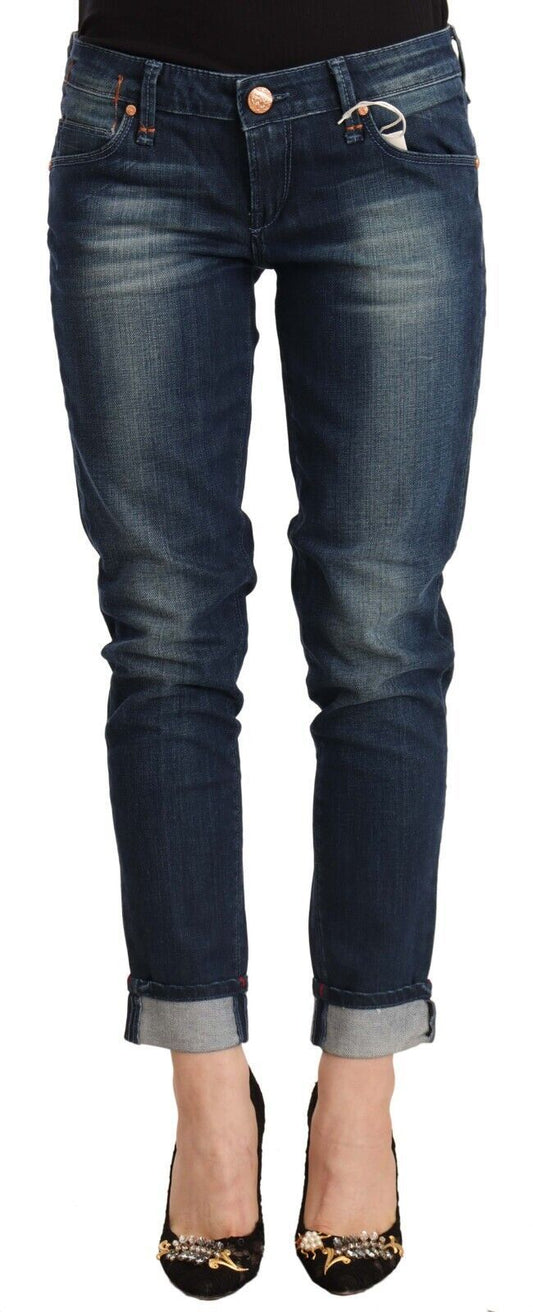 Anspruchsvolle Skinny Blue Jeans