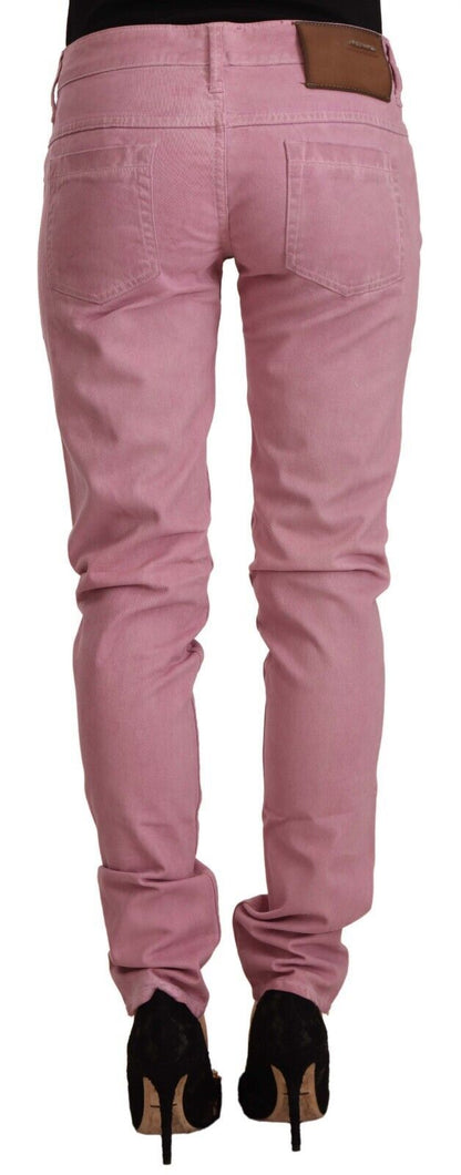 Elegante rosa Slim Fit Jeans