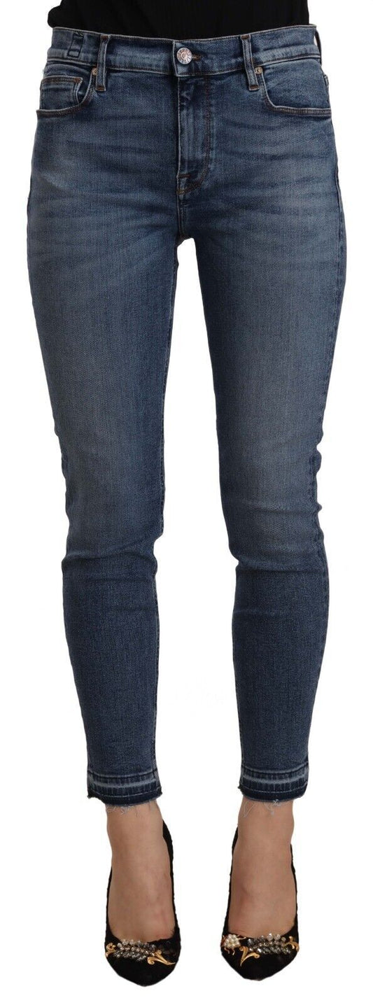 Schicke Slim Fit Jeans in Blauwaschung