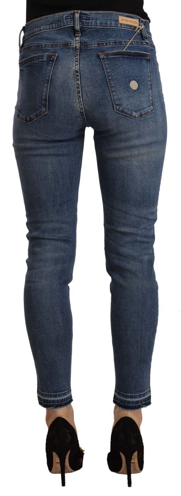 Schicke Slim Fit Jeans in Blauwaschung