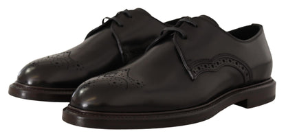 Elegant Black Derby Dress Shoes