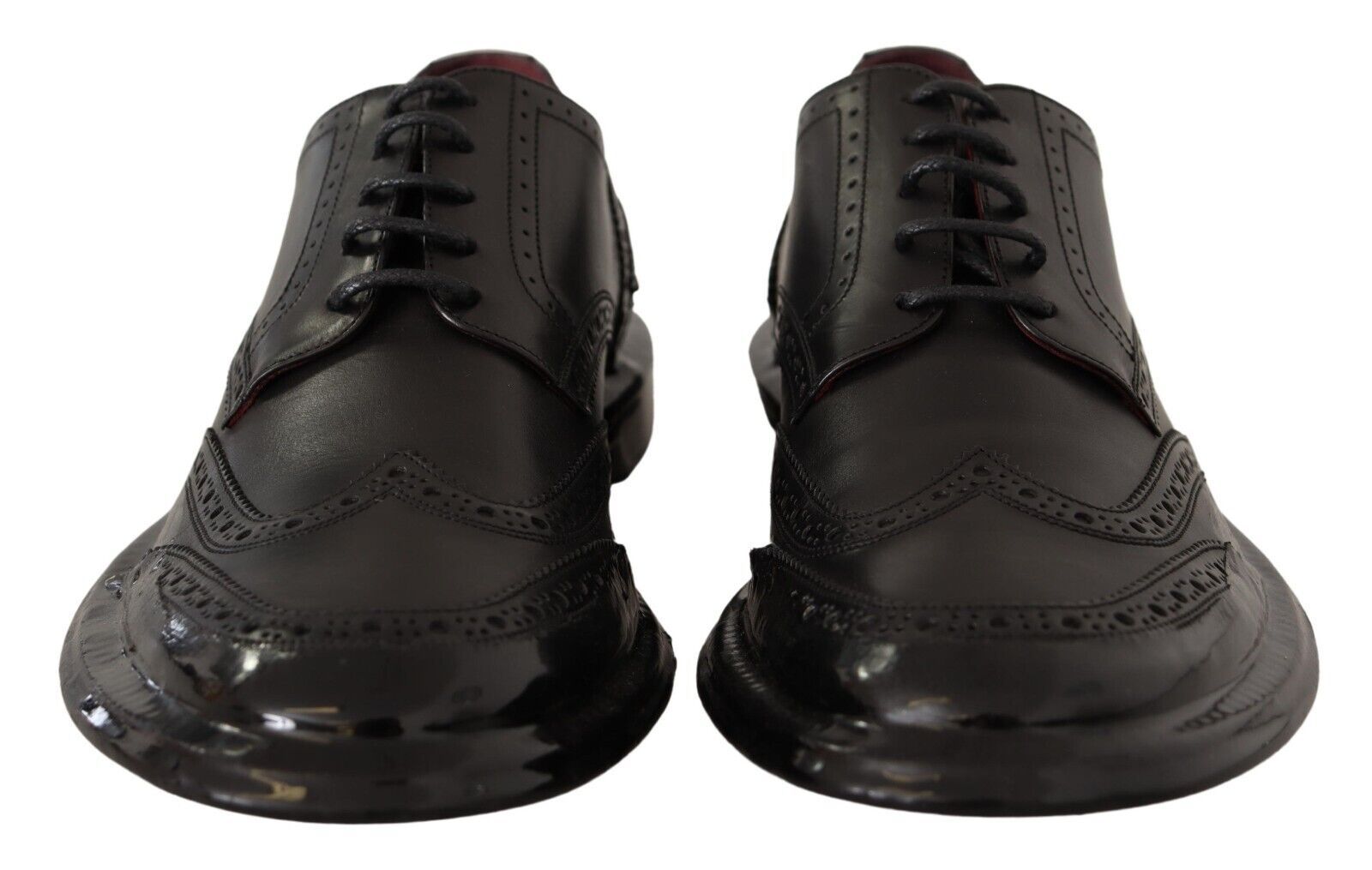 Elegante Derby Oxford Wingtips aus Kalbsleder