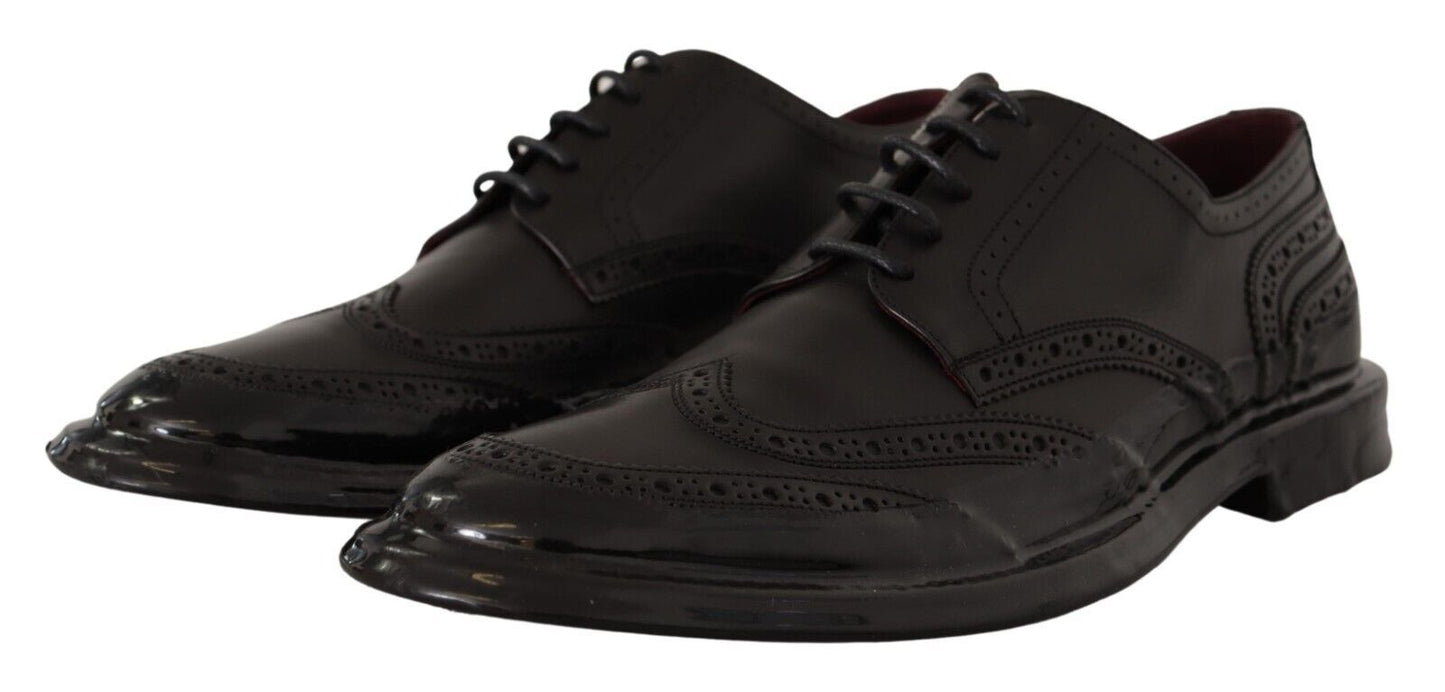 Elegante Derby Oxford Wingtips aus Kalbsleder