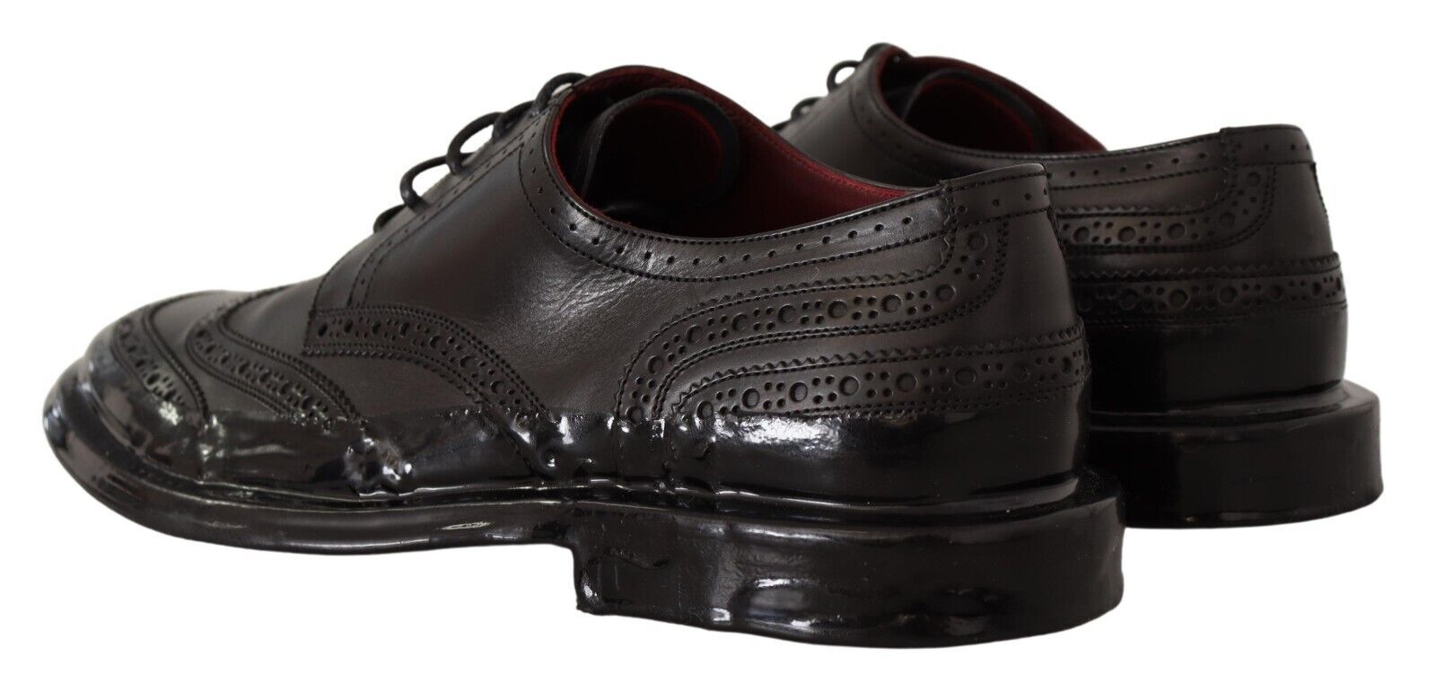 Elegante Derby Oxford Wingtips aus Kalbsleder