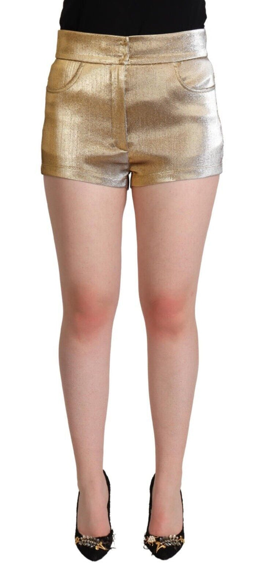 Elegante Hot Pants in Metallic-Gold