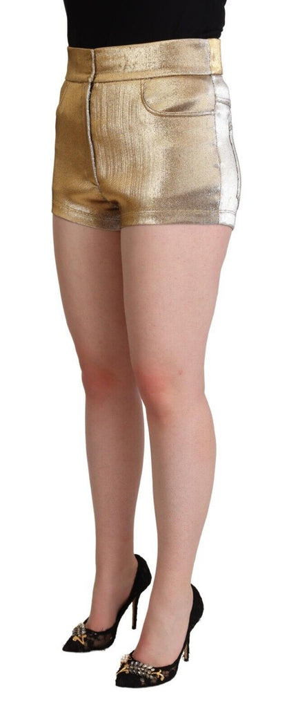 Elegante Hot Pants in Metallic-Gold